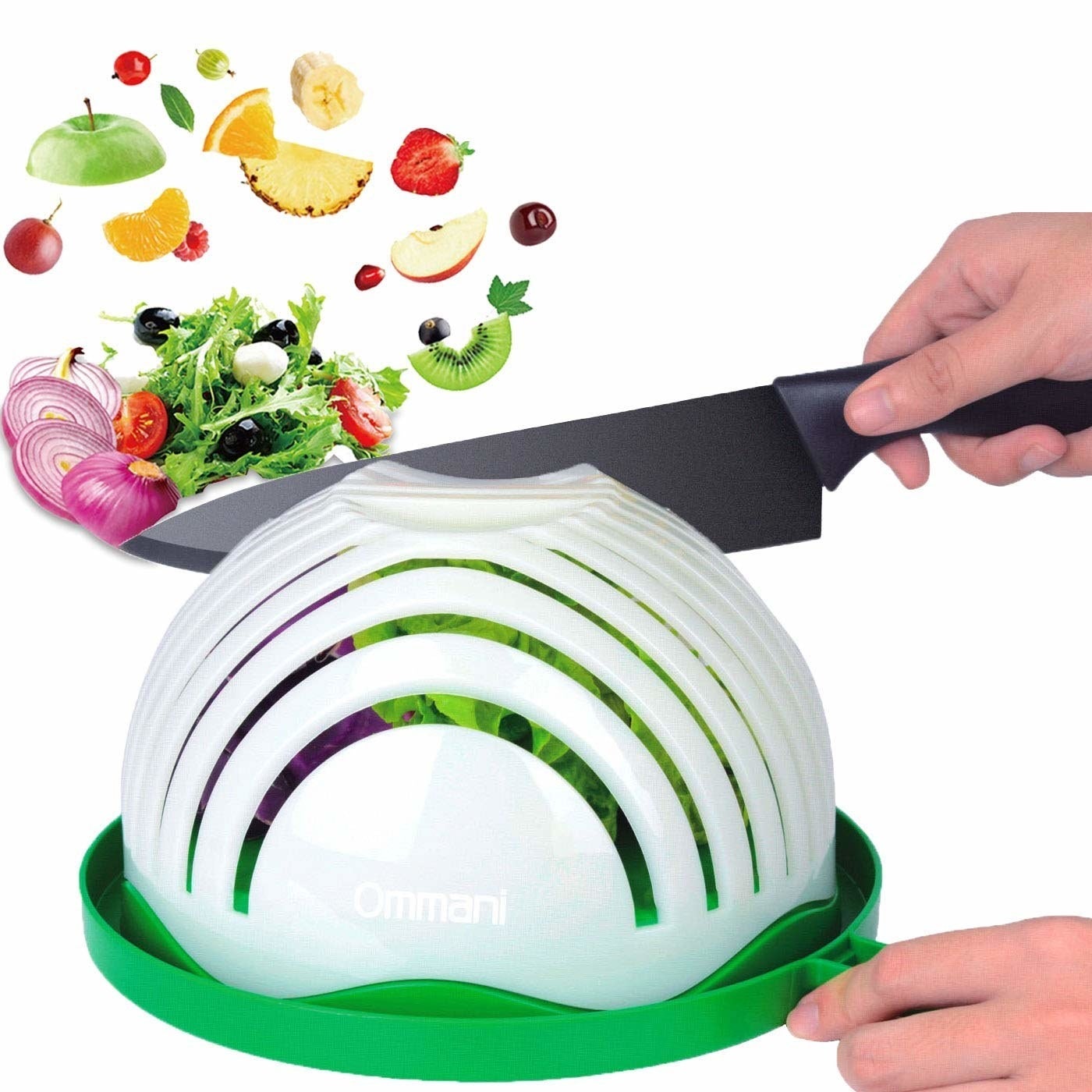 Snap Salad Cutter Bowl, Salad Chopper, Multi-functional Fast Salad Cutter  Bowl, Veggie Choppers and Dicers, Salad Chopper Bowl and Cutter, Strainer  Fresh Salad Slicer Bowl (Pink) 