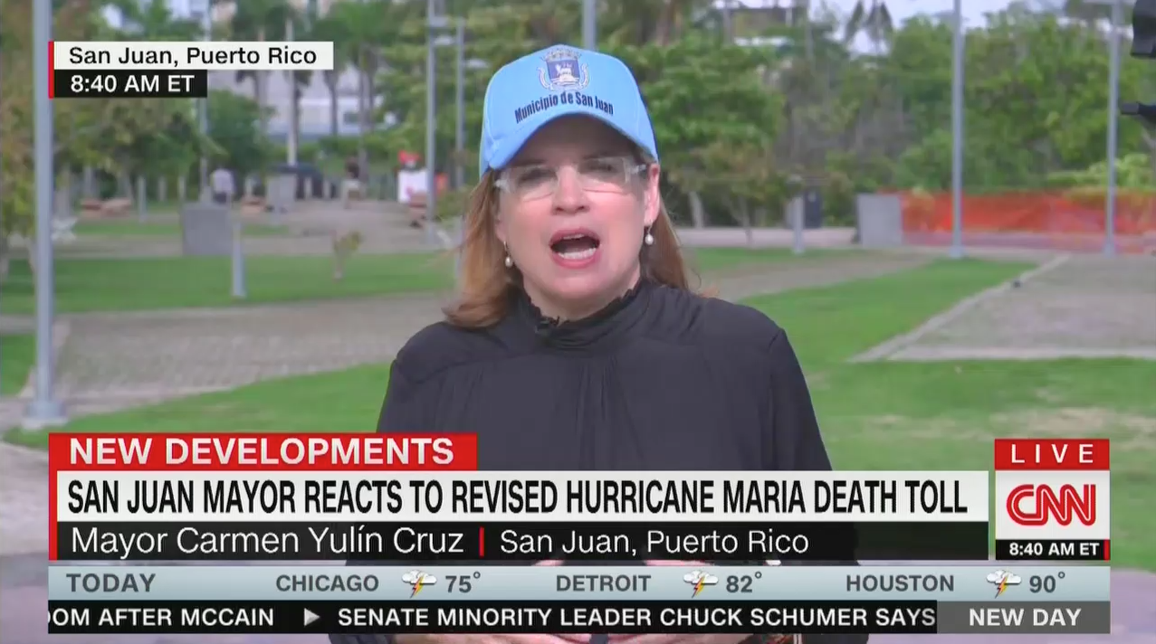 Trump Denies Heavy Death Toll in Puerto Rico From Hurricane Maria - WSJ