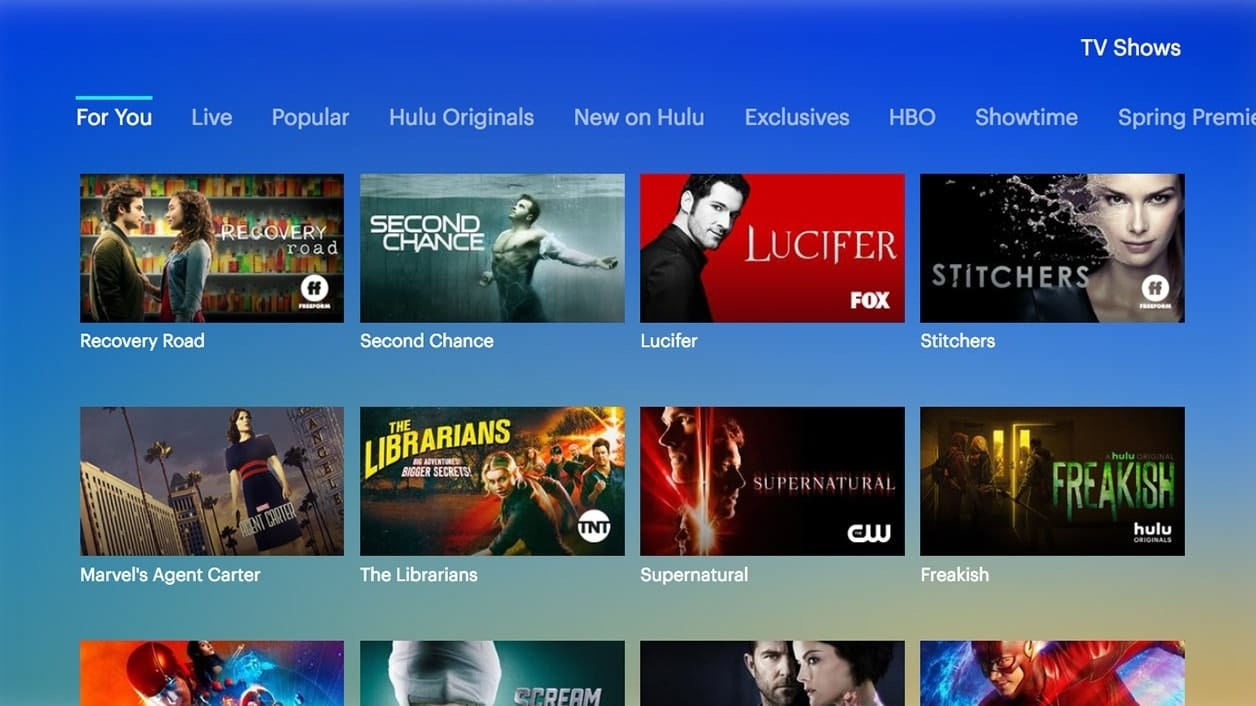 Hulu shows. Hulu фильмы site Design.