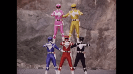This dinosaur-themed series launched in Japan in 1992 and was adapted by the creator of Mighty Morphin Power Rangers, Haim Saban, who bought the rights for the American market. If you watch Power Rangers closely, you'll see some fighting scenes are from the original Japanese version.