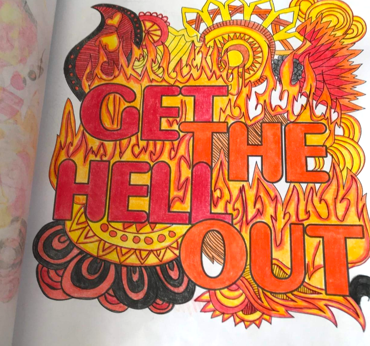 This Coloring Book Is Full Of Curse Words And Phrases And Honestly It's ...