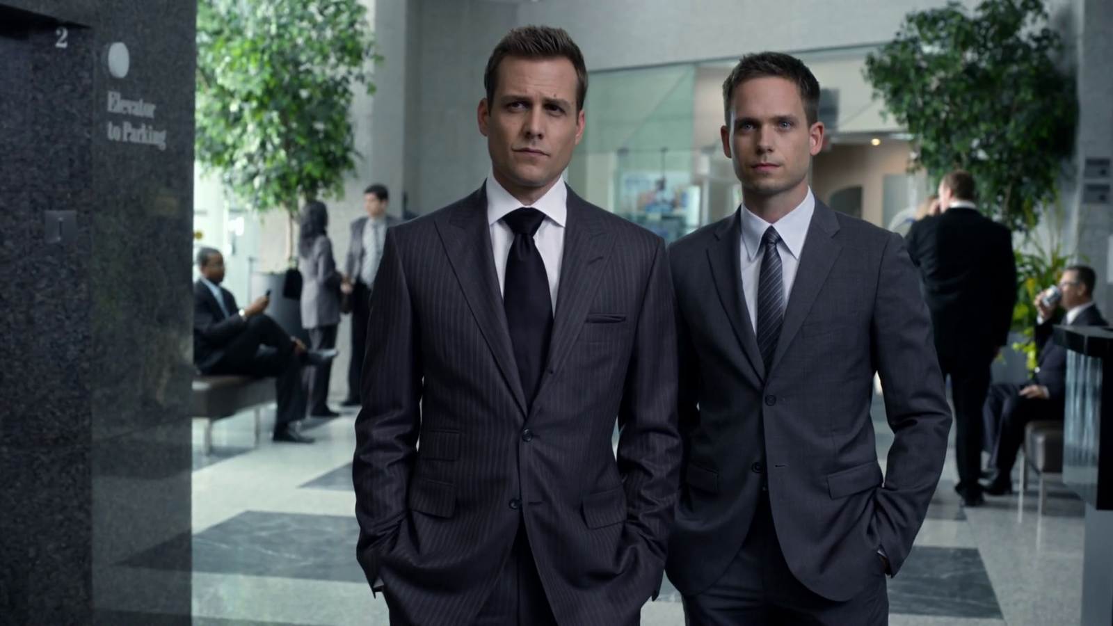 Harvey Specter and Michael Ross - Suits. 