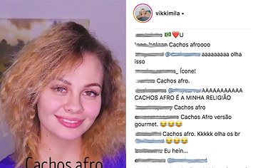 Como a expressão "cachos afro" foi parar na bio de uma modelo russa no Instagram