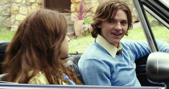 Joey King told Seventeen that if you look closely you can spot a tiny bandage on Joel's chin in certain scenes.
