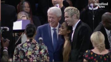 Ariana Grande And Pete Davidson Just Met Hillary And Bill