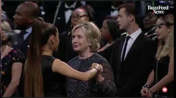Ariana Grande And Pete Davidson Just Met Hillary And Bill