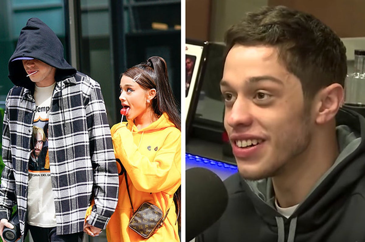 No, Pete Davidson Didn't Just Tell The World About Ariana Grande Giving Him  A Blowjob