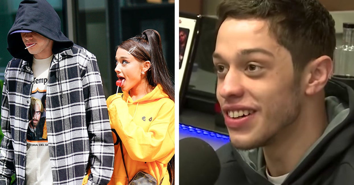 1244px x 651px - No, Pete Davidson Didn't Just Tell The World About Ariana Grande Giving Him  A Blowjob