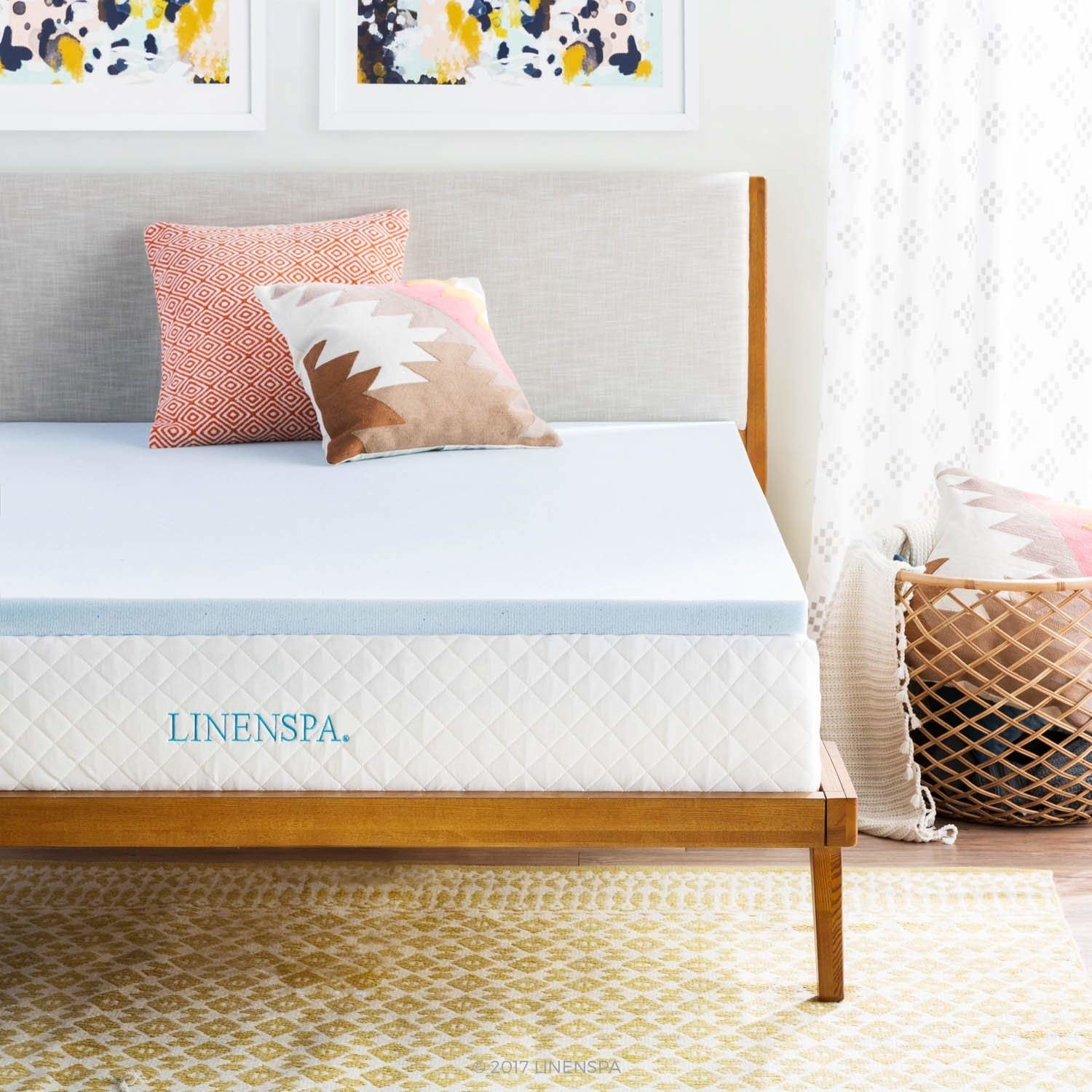 Promising review: "Most people know how college mattresses are. Once I purchased this, I overslept classes once or twice from a great night sleep. So much better and super comfortable. Able to be packed into a large crate over the summer and had no problem with it. I would recommend though to take it out here and there to breathe out and 're-fluff'." —Stephen LowtherGet it from Amazon for $43.99+ (available in sizes twin-California king).