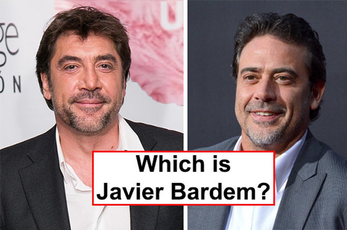 Javier Bardem Parecido A Jeffrey Dean Morgan Can You See The Difference In These 13 Sets Of Doppelgängers?