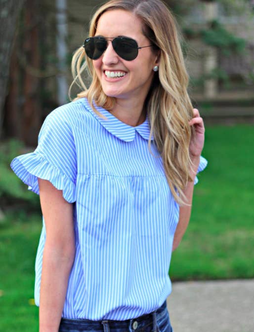 Cute blouses with deals jeans