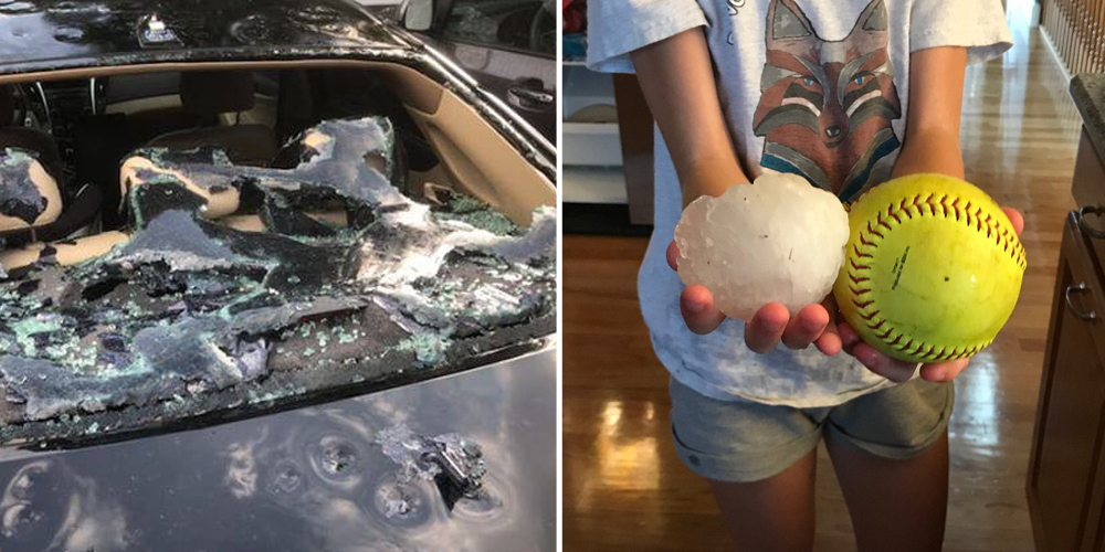 Terrifying Baseball-Sized Hail Is Causing Massive Damage In Colorado ...