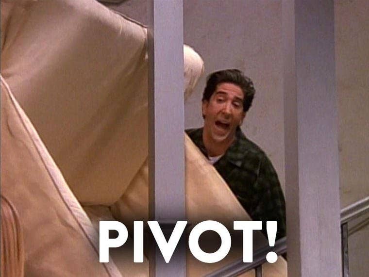 The FRIENDS Experience - PIVOT! PIVOT!! PIVOTTTT!!! Clearly these fans have  been paying attention. Look at that form!