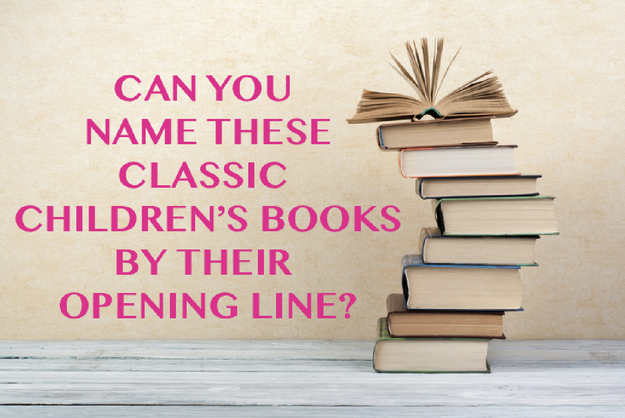 Top 10 first lines in children's and teen books, Children's books