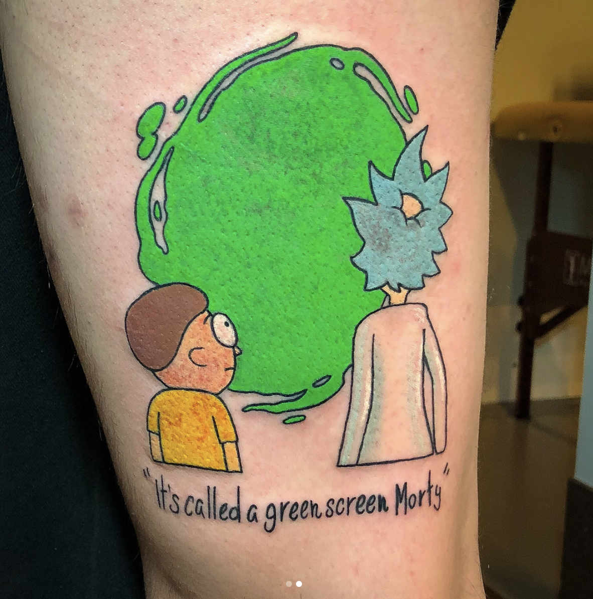 Rick  Morty Tattoos To Make You Go Wubba Lubba Dub Dub  Tattoodo