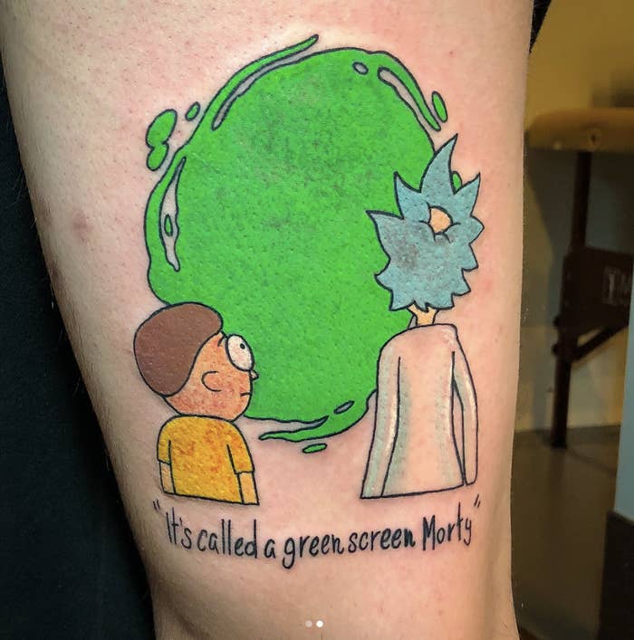Green Screen Tattoo Real Best Tattoo Ideas