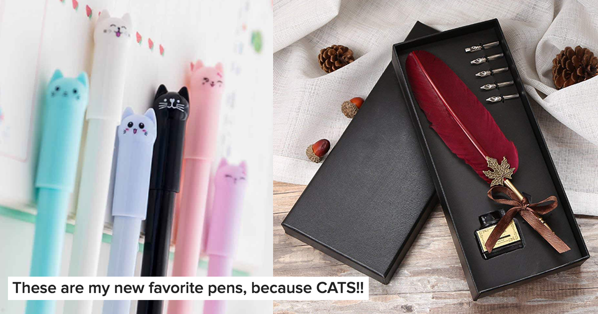 8 Pcs Cute Pens Kawaii Pens Fun Pens, 0.5mm Cat Paw Shiny Luminous  Ballpoint Pen