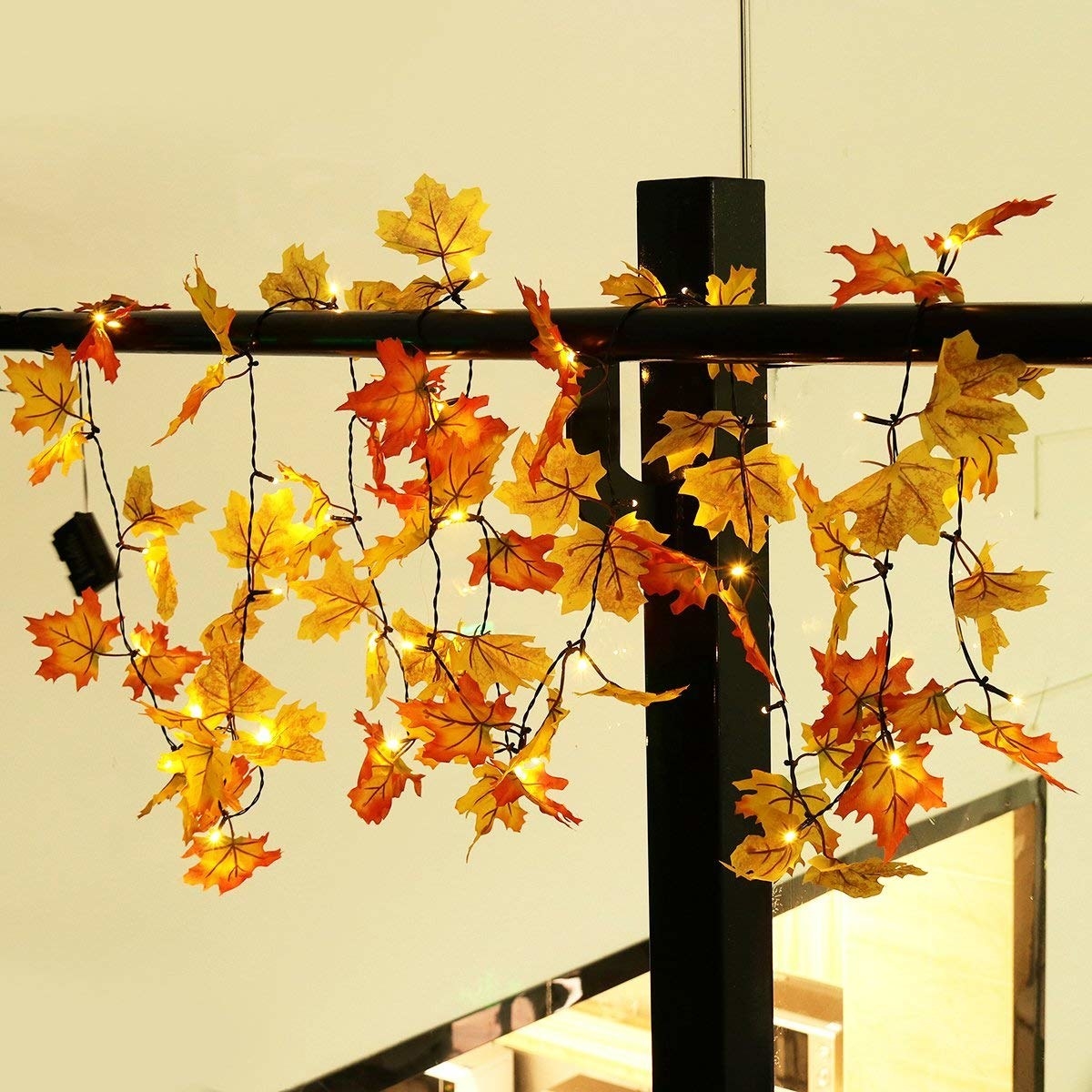 Promising review: "Is it too early to put up fall decorations? I think not! I put these up in the foyer of my house and they look fabulous. They're so welcoming and look lovely when lit. I absolutely love these!" —Annette Get them from Amazon for $13.99.