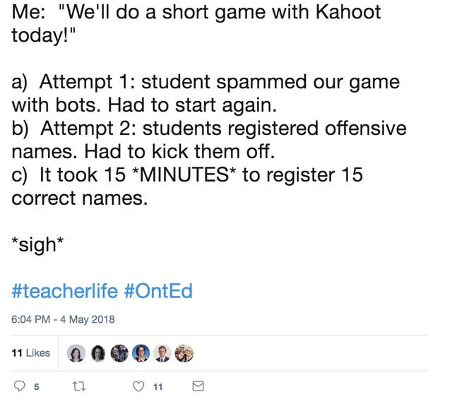 Students Are Using Bots To Crash Games Of Kahoot At School