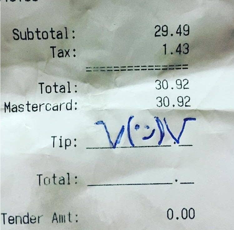 17 Ridiculous Things Waiters Were Left As 17 Ridiculous Things Waiters Were Left As