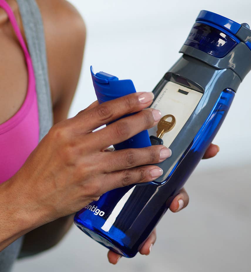 Water Bottle With Secret Storage Space 