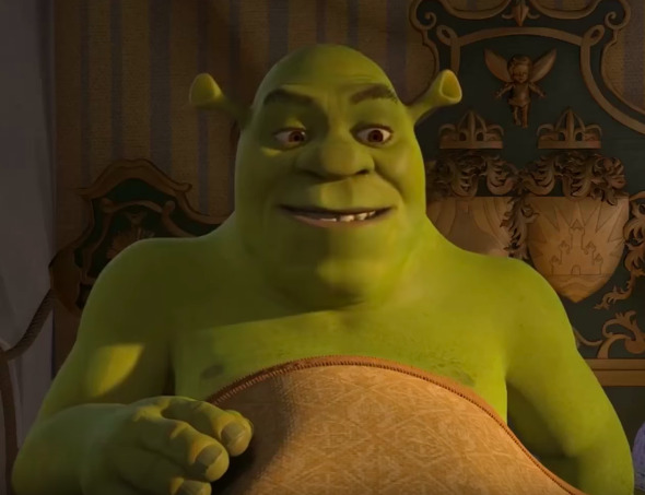 Shrek tumbado en su cama  Shrek funny, Funny profile pictures, Shrek