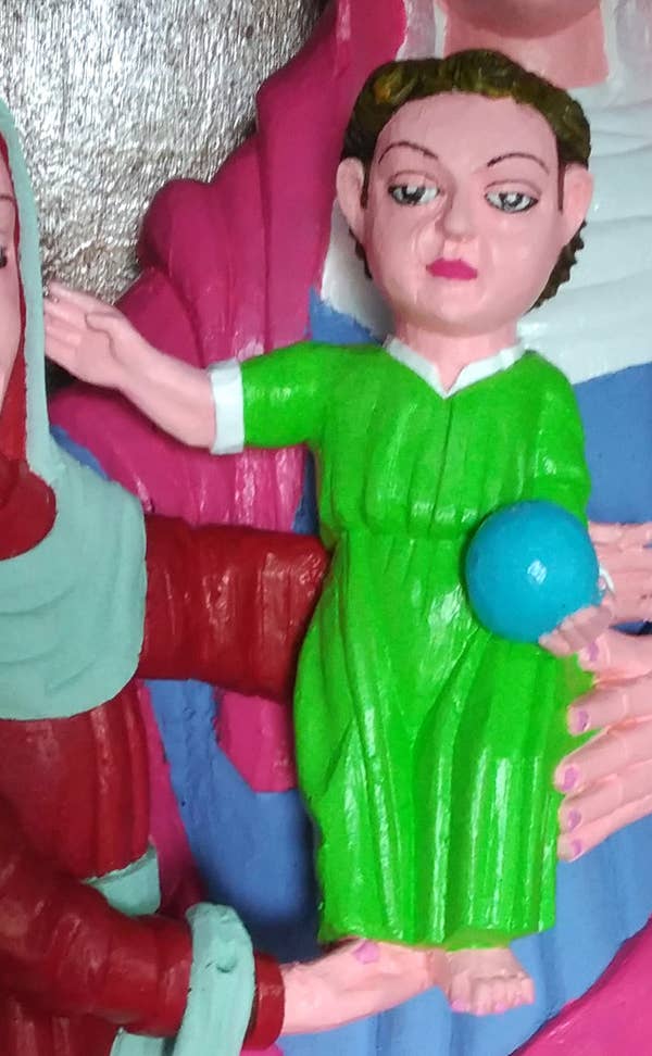 An Amateur Artist Restored A 500 Year Old Religious Statue And