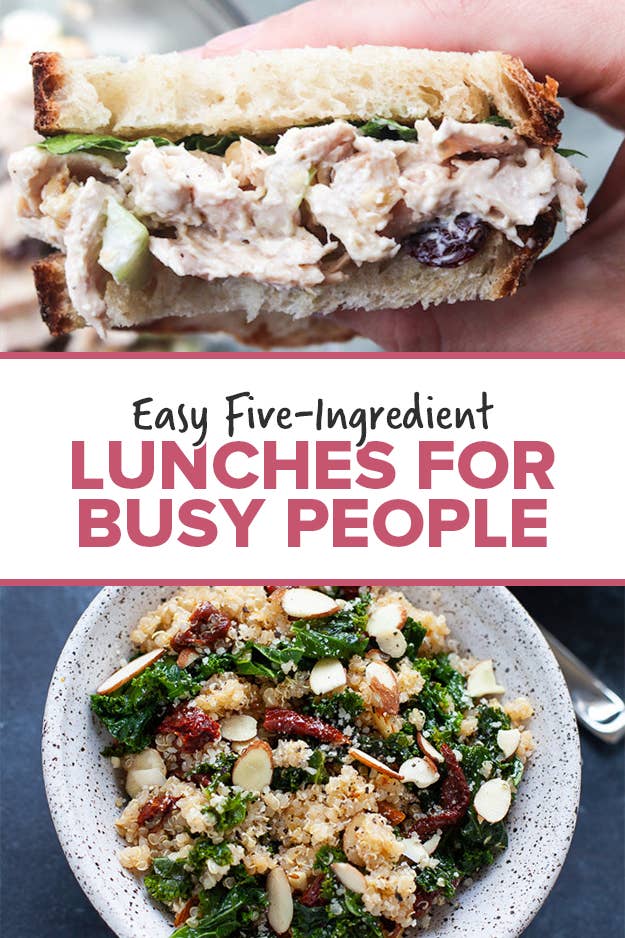 19 Packable Lunches With Five Ingredients Or Fewer