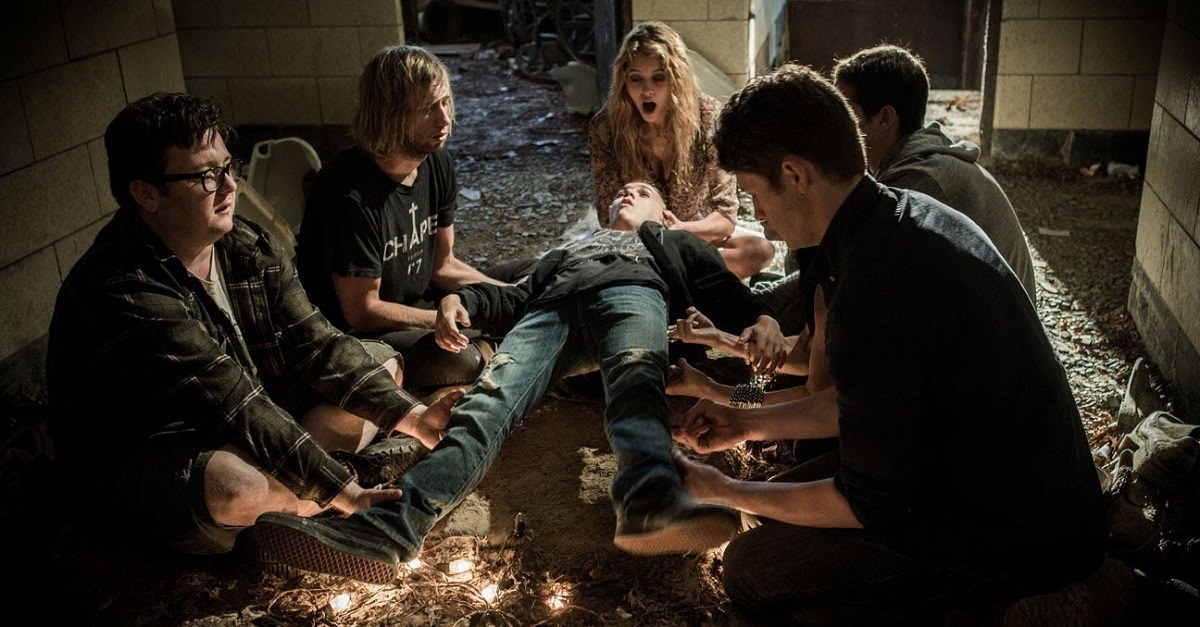 Plot: "An innocent game of “Light as a Feather, Stiff as a Board” goes wrong when the five teen girls who played start dying off in the exact way that was predicted, forcing the survivors to figure out why they’re being targeted – and whether the evil force hunting them down is one of their own."Starring: Liana Liberato, Haley Ramm, Ajiona Alexus, Peyton List, Jordan Rodrigues