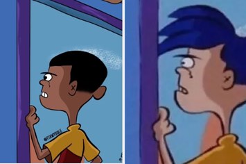 This Artist Drew The Black Rolf Looking Out The Window Meme And People Are Making The Best Edits