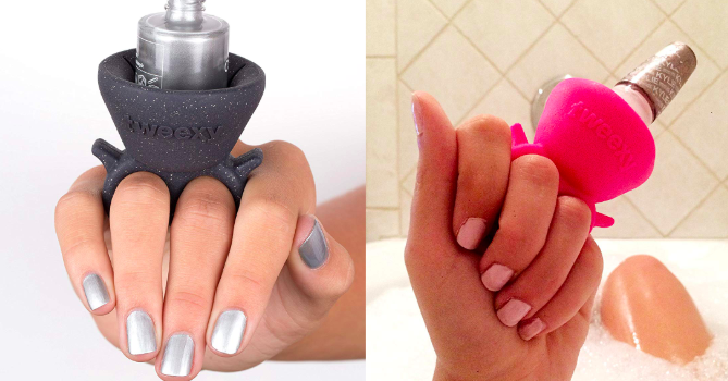 This Nail Polish Holder Will Make Giving Yourself A Manicure So Much Easier