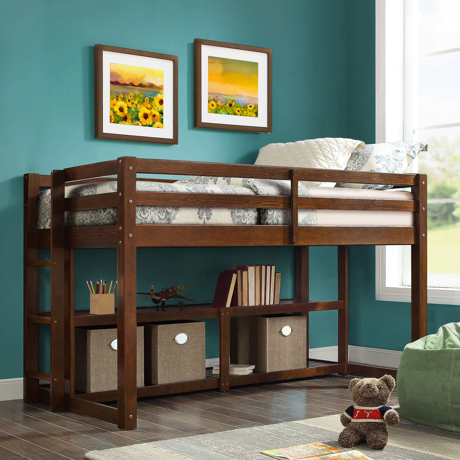 17 Loft Beds That Ll Save You So Much Space, Loft Bed With Underneath Storage