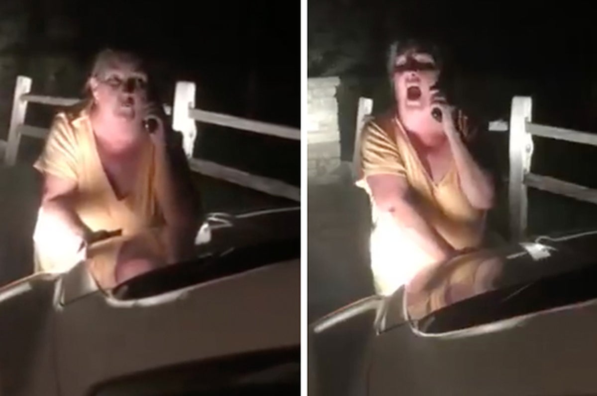 The Woman Who Was Caught In A Viral Video Hysterically Screaming At A Man  In A Stationary Car Has Lost Her Job