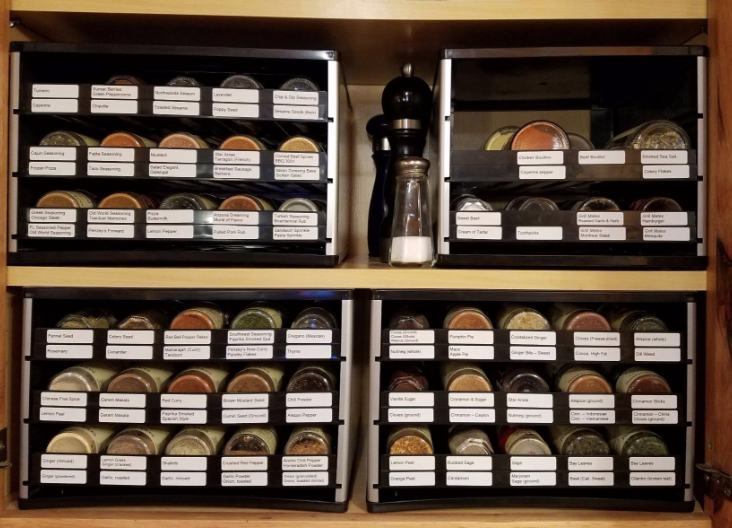 Organize Your Spices with This Simple Spice Drawer Rack - Down Bliss Lane