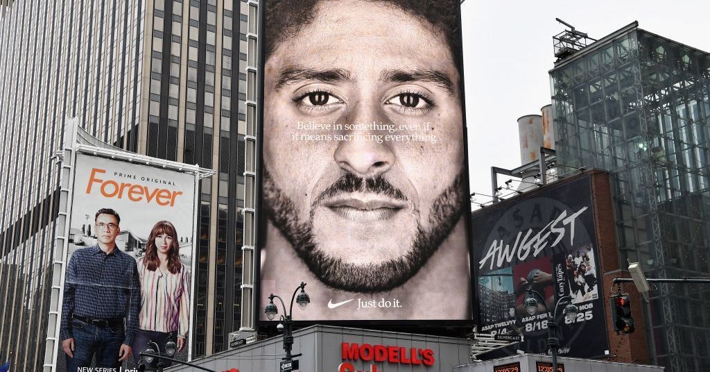 Colin Kaepernicks Controversial Ad Campaign Gave Nike A Sales Bump