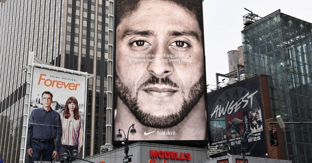 Colin Kaepernick's Controversial Ad Campaign Gave Nike A Sales Bump