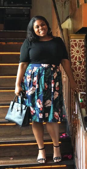 Amazon top midi skirt