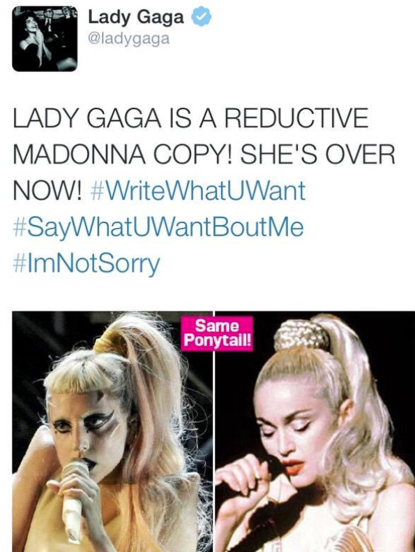 20 Lady Gaga Tweets That I've Been Thinking About For Years