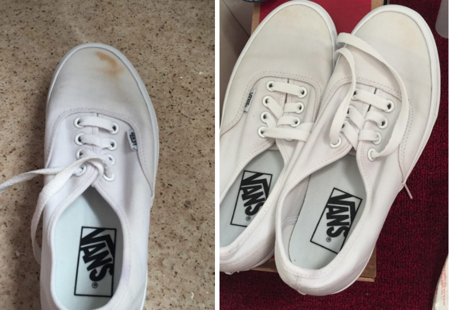 how to clean white vans with magic eraser