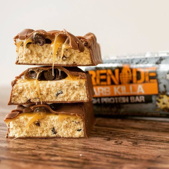 Each of these bars has 21 grams of protein, via whey, so you can feel like a dang athlete even though you don't have the strength to pick a pan or other burdensome cooking materials.Promising review: "I love that they have 22-grams of protein, because one bar is a perfect replacement for breakfast or lunch when I don't have time for a proper meal. After eating one of these, I'm left feeling full of energy (to make it to the next meal)." —UsacntrygirlGet the 12-pack from Amazon for $28.08+ (available in seven flavors, including chocolate chip cookie dough!).