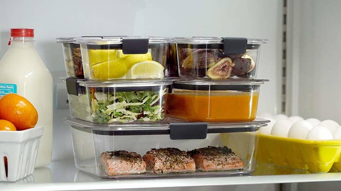 Large Food Storage Containers Airtight Leak Proof Food Containers with Lids  for Lunch Leftover Storage Bowl Fruit Keep for Fresh 