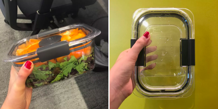  Rubbermaid Brilliance Food Storage Container, Salad