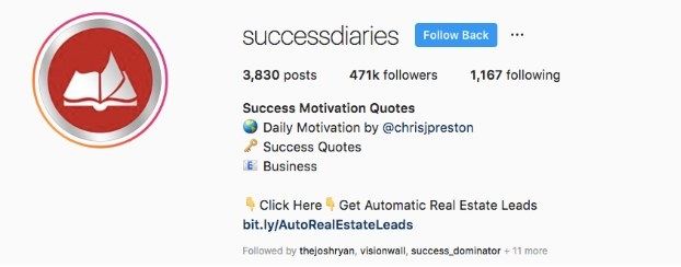 @iammarcoguerreroFocuses on inspirational and motivational content to keep you striving for your goals whether they’re business or life.