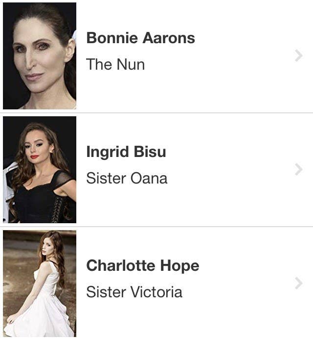 Turns Out The Actor Who Plays The Demon Nun In The Nun Was Also In The Princess Diaries Decent performance by our actors and actresses, but sometimes they felt bland. the nun