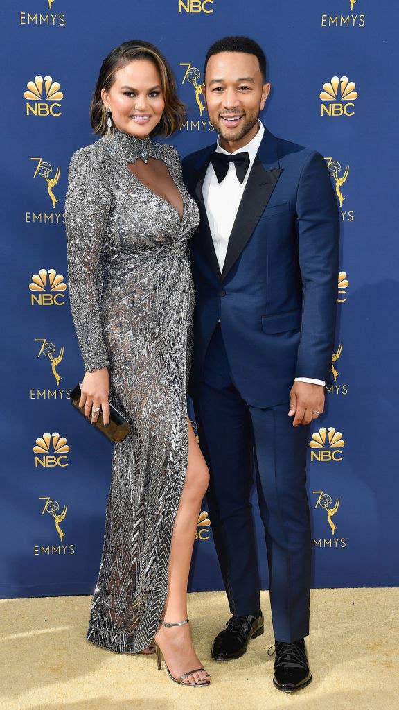 Fans Are Defending Chrissy Teigen After A Body Shamer Criticized Her Emmy Look