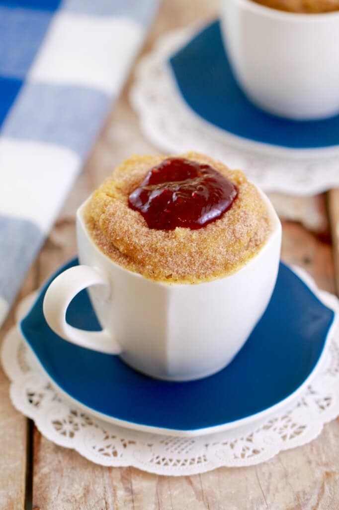 Fluffernutter Mug Cake - Taste of the Frontier