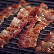 Bacon, and talking about how you're obsessed with bacon