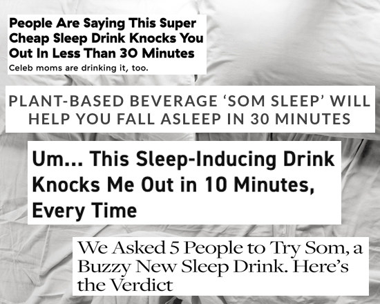 I Tried Som The Trendy Drink That Makes You Fall Asleep