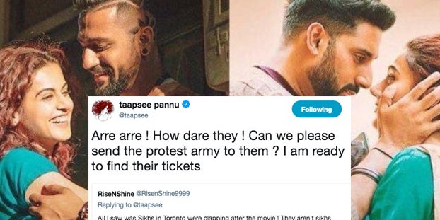 622px x 311px - Taapsee Pannu Responded Hilariously After Producers Cut Out Smoking Scenes  In \
