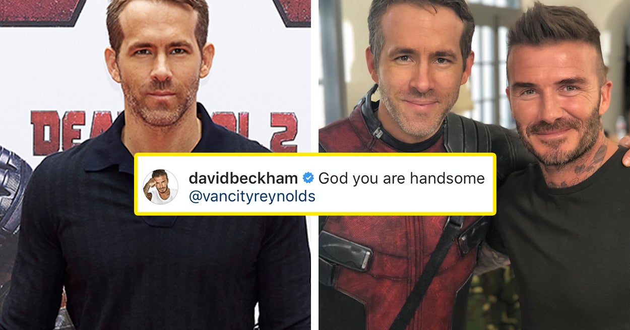 David Beckham Is Kinda Flirting With Ryan Reynolds On Instagram And My